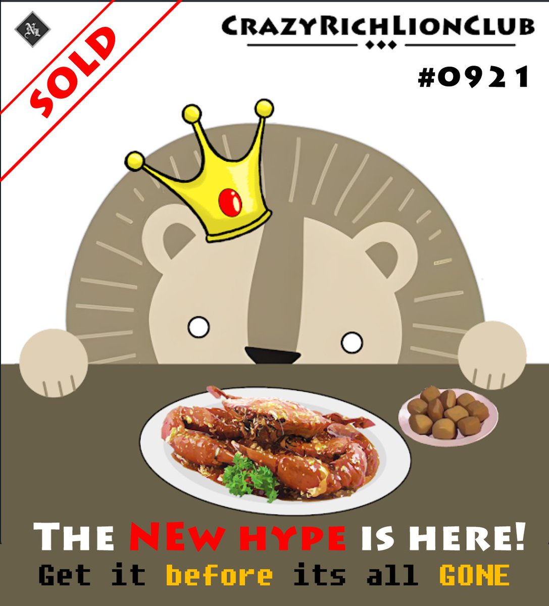NighlOfficial's tweet photo. First lion sold! Get in fast before it's all gone!!
#NFTCommunity #nftcollector #NFT #crazyrichlionclub 
https://t.co/HKKEtkXvUj https://t.co/RfSHbxplbI