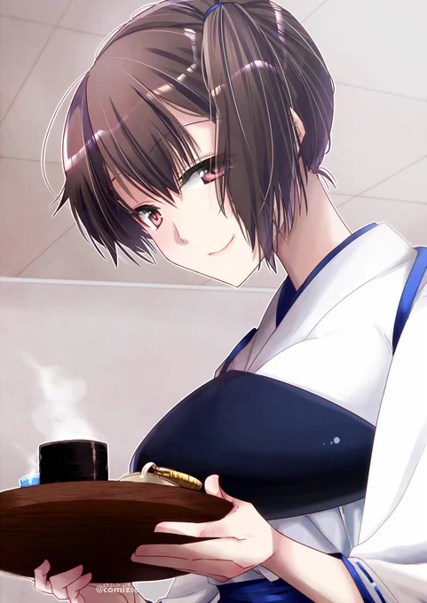 skeb納品いたしました!
加賀さんとお茶したい🍵
 https://t.co/XhsUev0EAR #Skeb #Commission @skeb_jpより 
#艦これ #加賀 