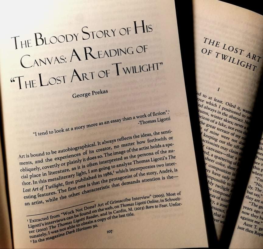 Delighted that my article on Thomas Ligotti got published in the literary journal Vastarien, which has played, and still does, a major role in the study of Ligotti’s work and Weird Fiction in general.
@GrimscribePress