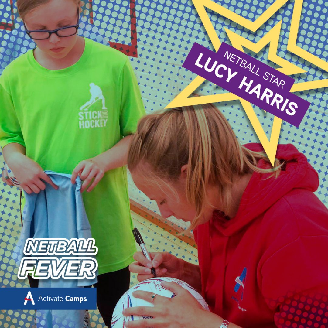 Throwback Thursday when Lucy Harris  visited our camps!

We are very pleased to be working with Lucy as well as her sisters Rosie and Molly  in our Netball Fever x <a href="/netufitness/">netu</a> camps this summer.

Book your child's space today using the code CATCH10 
activatecamps.co.uk/netball-fever/
