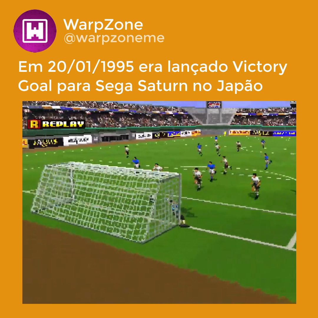 WarpZoneMe's tweet photo. Completa hoje 27 anos. Em 20/01/1995 era lançado Victory Goal para Sega Saturn no Japão. #SegaSaturn #VictoryGoal #Retro #Retrogame #WarpZone https://t.co/Vroibo2AYU