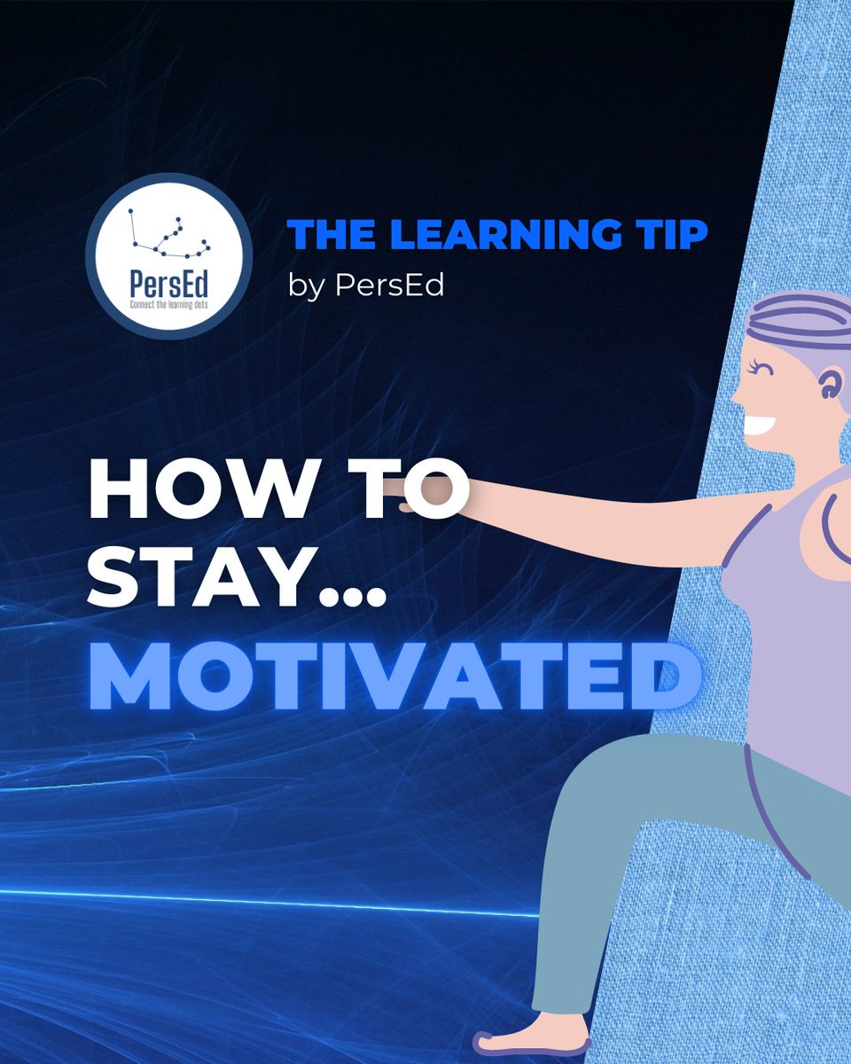 persedspace's tweet photo. It's hard to stay motivated when you feel you're not making any progress. Three tips + a bonus to help you navigate stagnation. 

[1/2]

#PersEd #mentalmodels #learning #learningtip #lifelonglearning #educhat #edchat #lifetips #selfhelp #personalgrowth https://t.co/29sTMzkAp5