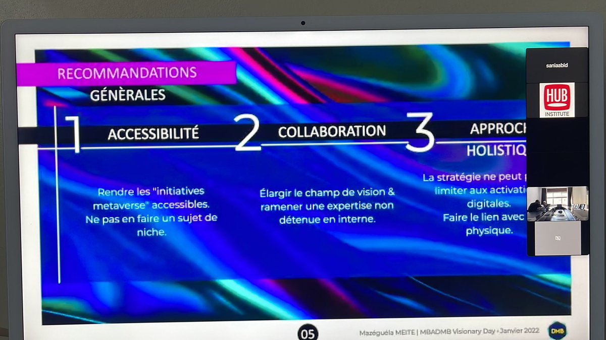 Les 3 convictions de <a href="/MeiteMazeguela/">Mazéguéla MEITE 👩🏾‍🚀🦾</a> sur le futur du cosmétique dans le #Metaverse ! #VisionaryDay #gogogo #MBADMB