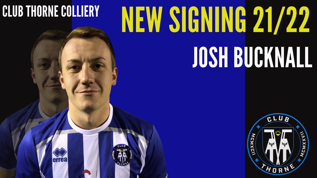Pleased to welcome Josh Bucknall, who has joined us as defensive midfielder. Josh previously won the NCEL Div 1 with Hemsworth, Captained Rossington Main and has signed from Armthorpe Welfare.
⚽️

#colliery #clubthorne #upthecolliery #clubthorneacademy #doncasterisgreat