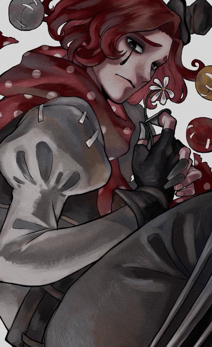 泣きピエロ
 #第五人格イラスト #identityVイラスト 