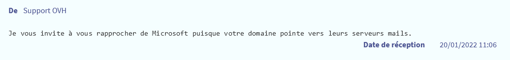 michaelcrofte's tweet photo. "Bonjour" - Solution alternative - Considération pour le problème du client - Formule de remerciement.
Outre ces détails importants dans un service client, prendre 2j pour répondre c'est aberrant. Voilà pourquoi j'ai quitté @OVHcloud_FR et que je pousse mes clients à me suivre. https://t.co/okoktT8l60