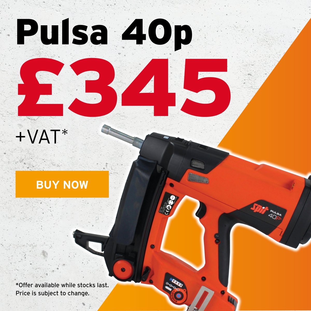 Don't miss out on this amazing offer on the best selling Pulsa 40p!
Buy yours now from our website - bit.ly/3nJVIP8
#pulsa #pulsa40p #spit #drylining #construction #weareVJT