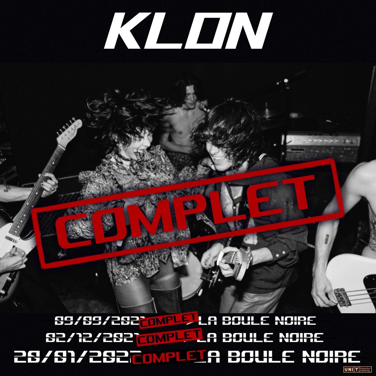 Notre premier concert de l'année est COMPLET ! 🥳 🔥
C'est ce soir à <a href="/Laboulenoire/">La Boule Noire</a> en compagnie de KLON et du duo Horla ! 🙌