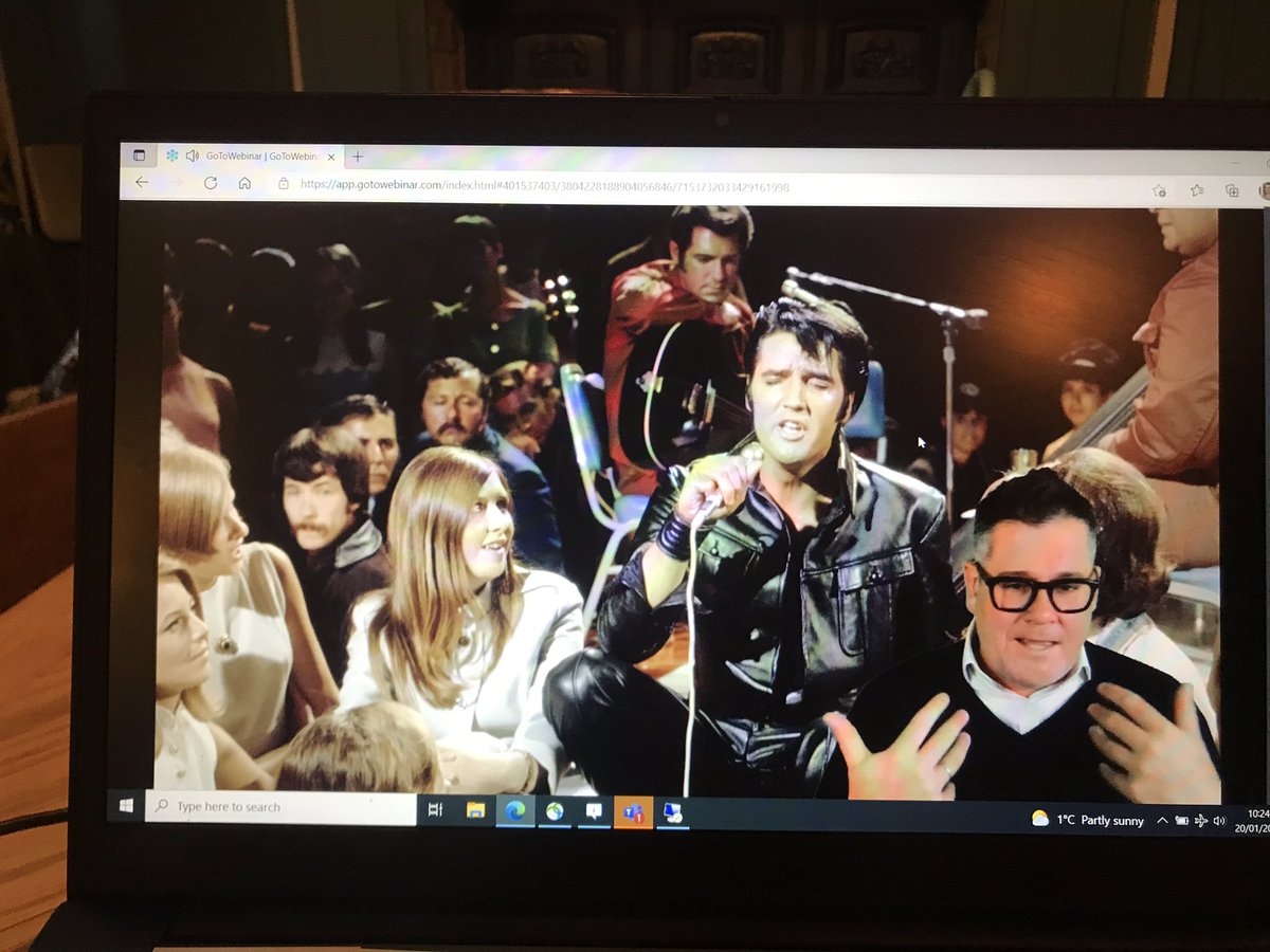 LoisHarding's tweet image. Great session from @markritson on sonic brand feat the King @ElvisPresley 👑 “move beyond the visual” 🎨📸