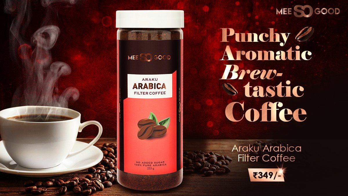 meesogood's tweet photo. You’re going to love this a latte!
The most authentic way to get caffeinated is here! 
Introducing the MeeSoGood Araku Arabica Filter Coffee.

Shop now: https://t.co/LxGVYK4M4e https://t.co/wIj0ceZPuP