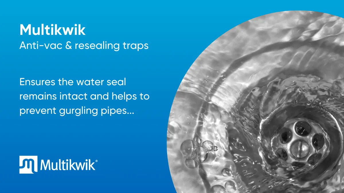 Multikwik's tweet image. Q: What product can I use to prevent gurgling noises coming from my trap?

A: You can use either the 32mm/40mm Gurgle Master or 32mm/40mm Anti-siphon unit to prevent gurgling noises.

For more FAQs, visit our website: buff.ly/3GC8Pc2. #plumbing #construction
