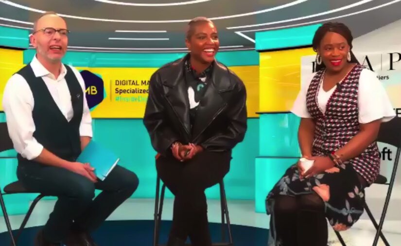 #VisionaryDay 💡

Table ronde avec <a href="/MeiteMazeguela/">Mazéguéla MEITE 👩🏾‍🚀🦾</a> et <a href="/DarienLauralee/">Lauralee Darien</a> 👏

Au programme : #beauty, #luxe et #gaming, #metaverse #NFT #blockchain… 👾🧥👛

🕹 Comment enrichir l’expérience client ?

#GOGOGO #MBADMB