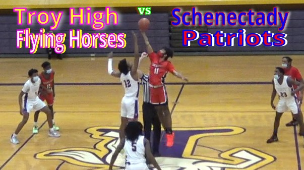 _U2TV's tweet image. In Suburban Council action:

Troy Flying Horses vs Schenectady Patriots

youtu.be/tGJ6todZuWo

In a thrilling triple-overtime game Troy High pulls it out.  

#FreeThrows #UmojaTWOTV