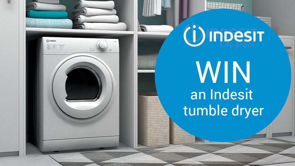 HughesDirect's tweet photo. Enter our prize draw to #WIN an Indesit Tumble Dryer! 
This is a multi-platform prize draw and can be entered on Facebook, Twitter and Instagram as separate entries. Simply follow @HughesDirect &amp; RT to apply on Twitter🍀🎁
Ends 26/01/22, Ts&amp;Cs apply - https://t.co/CnneDWBMfh https://t.co/jmc0amuJg3