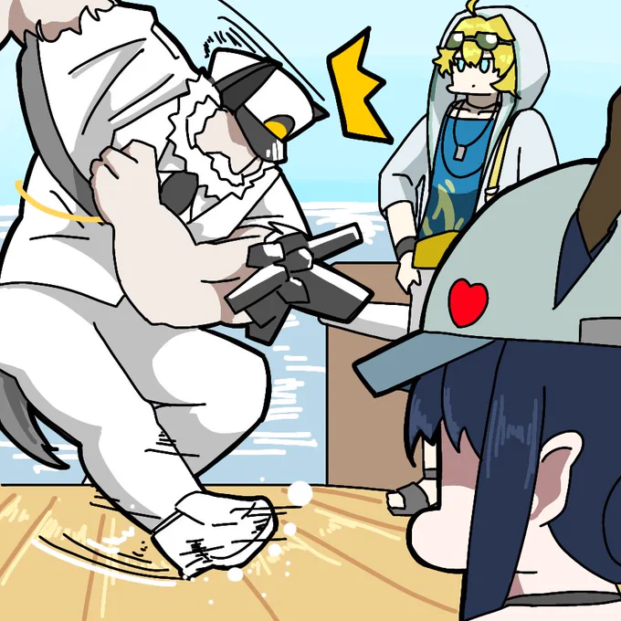 ドッソレスの思い出3
「滑り落ちる父さん」
#アークナイツ 