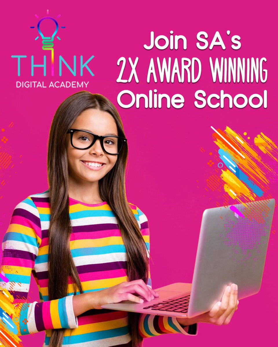 ThinkDigitalSA's tweet photo. No more school blues 🙌🏻😬
Change the way you feel about school and love the way you learn 🤓😆
Registrations still open👩🏻💻
#ThinkDigitalAcademy #OnlineSchool
#WhereFutureLegendsAreMade🚀
#DigitalDream💫 #DigitalEducation
#ChildrenOfTheFuture https://t.co/WZD2TOfqjQ