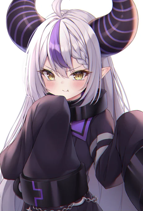 泣かされちゃうラプ様
#Laplus_Artdesu 