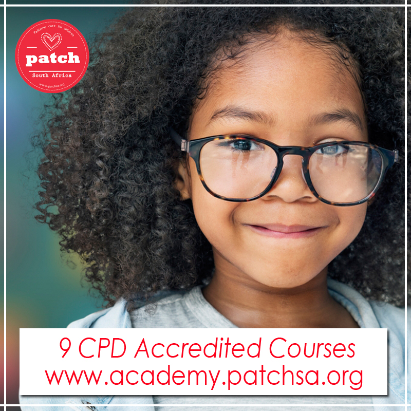 Did you know that Patch Academy now boasts a total of NINE online courses on key elements of children's palliative care? All accredited with CPD points from the CMSA. Why not sign up for our free Introduction course today at academy.patchsa.org?  #onlinelearning