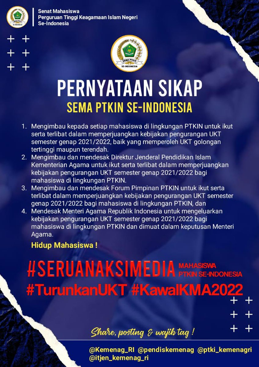 HaloFUD's tweet photo. HaloFUD!
Ada info terbaru nih....
Yuk nge-tweet bareng, kita kawal sampai menang!
#Seruanaksimedia #terbitkankmabaru #turunkanukt

@Kemenag_RI
@PendisKemenag 
@demaptkin 
@Itjen_Kemenag https://t.co/wyo2Yk8pdx