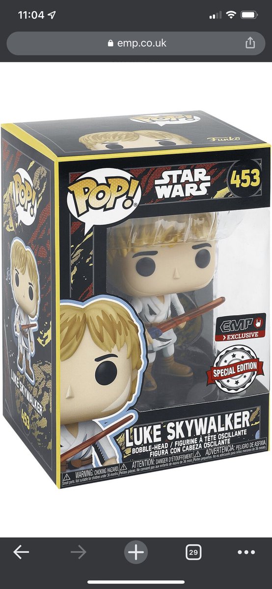 funkopopfever's tweet photo. I’m not going to lie… the one that I’m most excited to receive is #LukeSkywalker from the #FunkoPop #RetroSeries! 🤩
#StarWars #Funko #FunkoFever #FunkoFanatic #PopVinyl https://t.co/RBWqxiMtmf