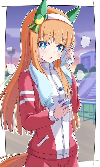 夕暮れトレーニング
#ウマ娘 #サイレンススズカ 