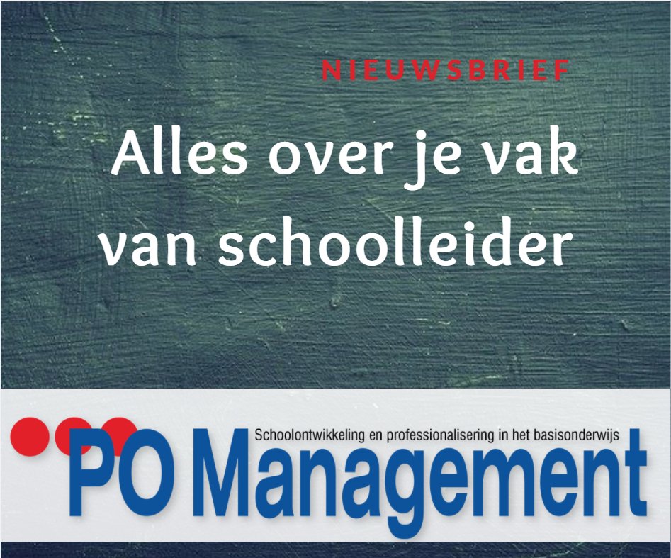 POManagement's tweet photo. PO Management nieuws: inspiratie voor schoolleiders - https://t.co/sh09sh0Dhq Met o.a. Lessen uit de lockdown van John Hattie, Opbrengstgericht werken in 4D, de oproep 'Laten we doen wat de bedoeling is' en strategieën voor beter leren en onthouden. https://t.co/X5qPnx7z1Z