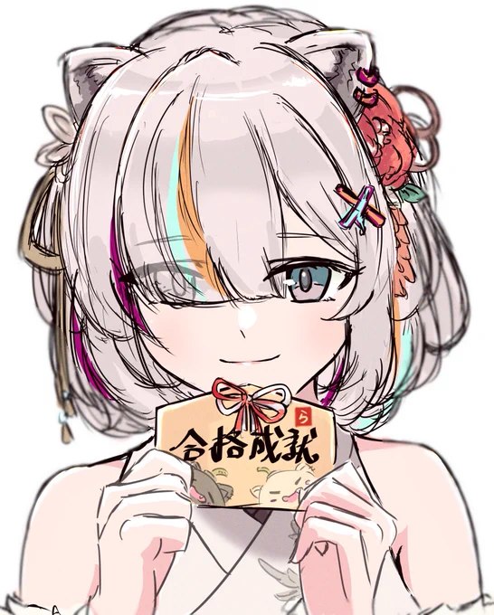 今日練習53 獅白ぼたん 祈る #ししらーと 