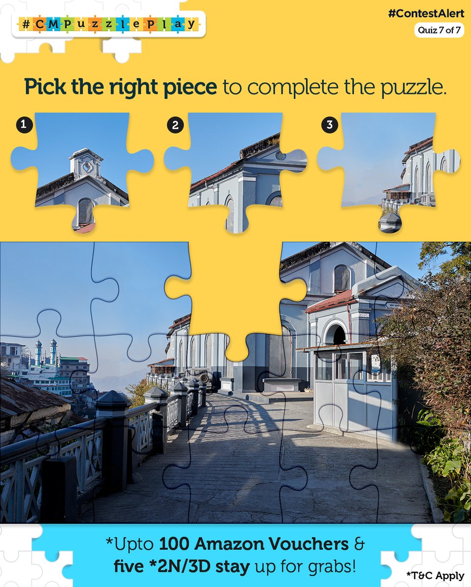 clubmahindra's tweet photo. #ContestAlert
Participate in #CMPuzzlePlay & win.*
Steps to follow
1) Comment your answer using #CMPuzzlePlay
2) Tag your family to win brownie points
3) Follow @clubmahindra on Instagram
4) Full TnC & participation registration link: https://t.co/3hZwMKS12B
*T&C apply https://t.co/ELNsrhYpx4