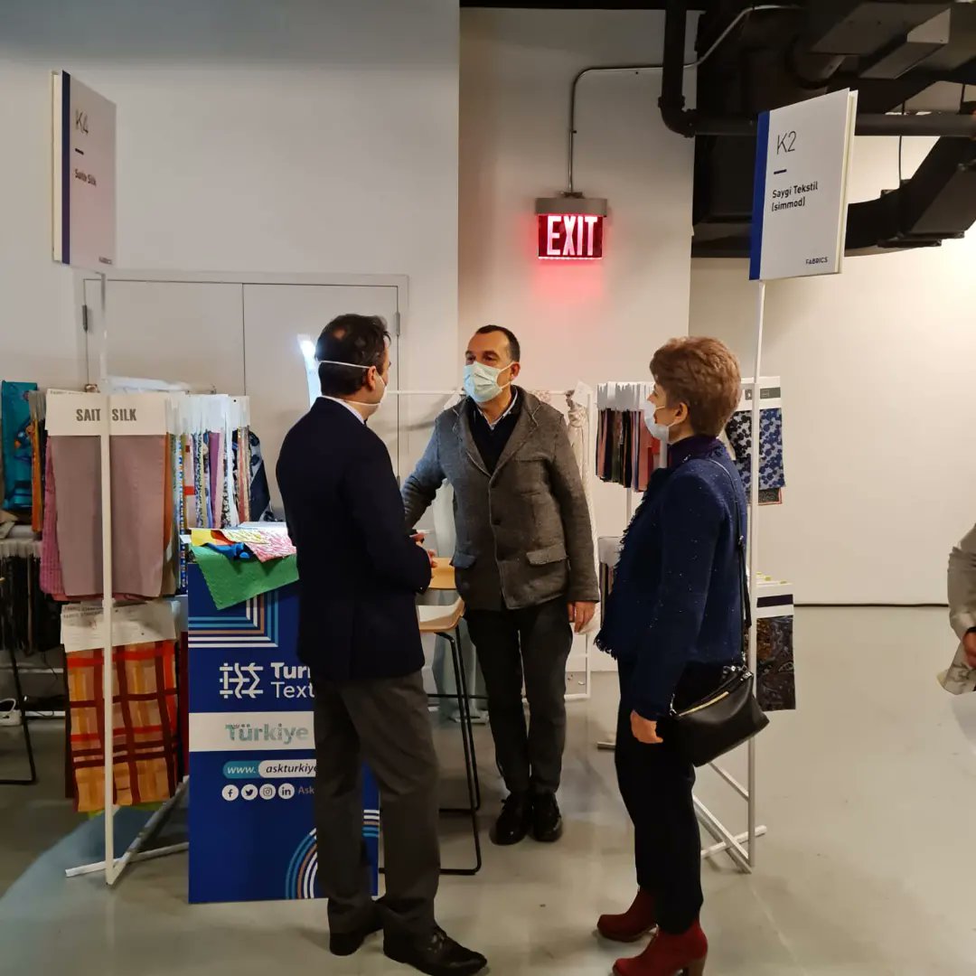 contractbusinss's tweet photo. In cooperation with UTIB and ITHIB, a national participation event was organized for Premiere Vision New York, one of the most important meeting points of the textile and fashion world. 
#PremiereVisionNewyork #fair #textile #TurkishTextile #fabrics https://t.co/4aQvKVg11i