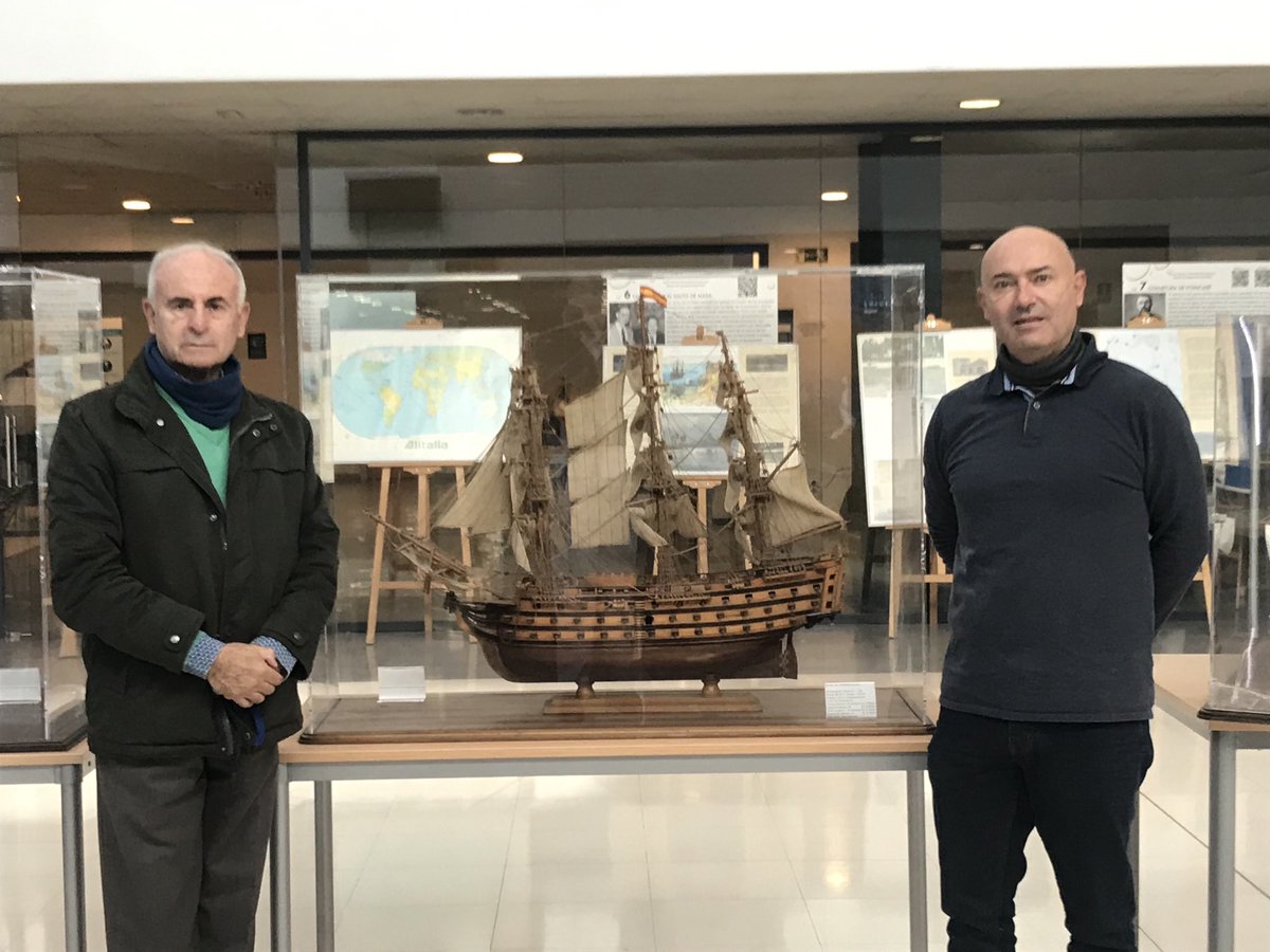DiegoEstradaFe2's tweet photo. En la mañana del 19 de enero 2.022, quedó instalada la Expo itinerante malagueña, V Centenario 1a Vuelta al Mundo Magallanes-Elcano, a 7 meses de la llegada al puerto de las Muelas de Sevilla, el 8 Sep. en la Escuela de las Ingenierías de Industriales, ciudad universitaria. https://t.co/h4jiVUvJBF