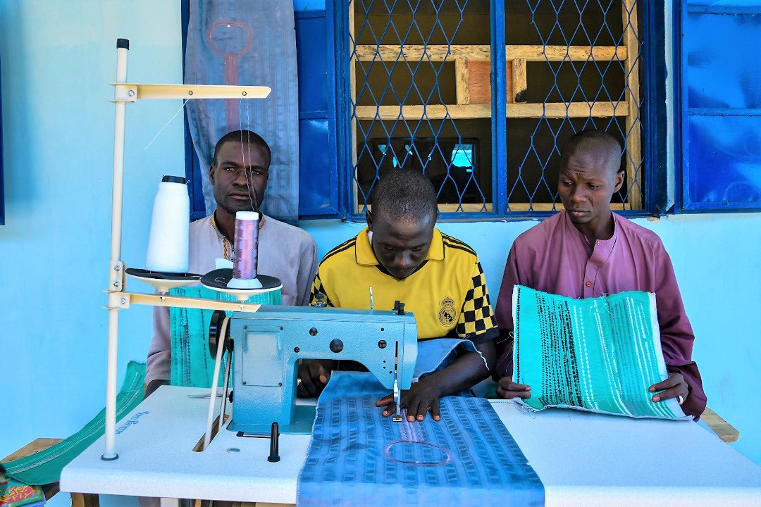 Providing livelihood opportunities for youth in conflict-affected areas is critical in rebuilding communities.

With support from <a href="/EUinNigeria/">EU in Nigeria 🇪🇺🇳🇬</a>, Bama, Borno State now has a fully equipped skills centre where +200 young ppl have been trained &amp; given tools to start new businesses