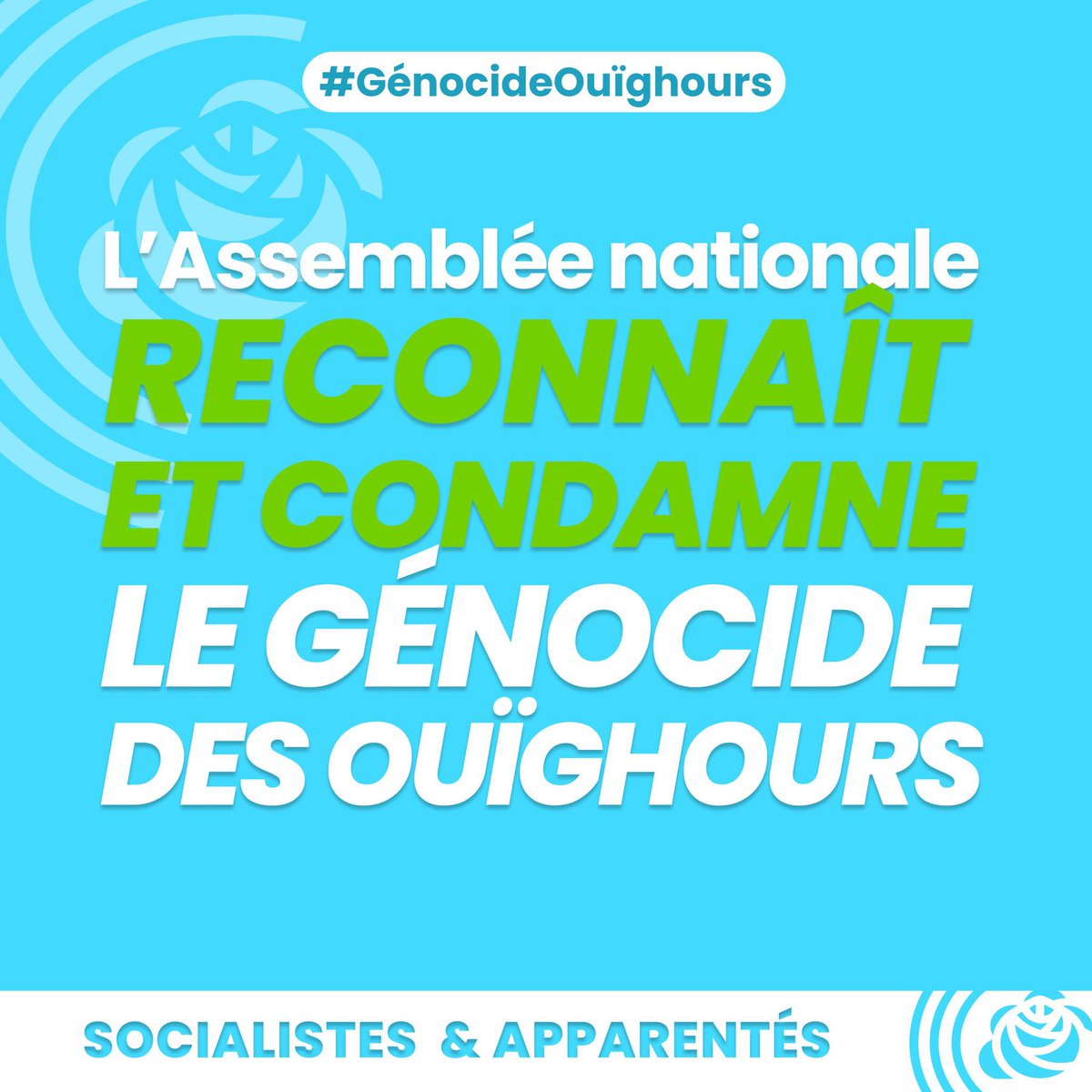 MxSauvage's tweet photo. Insupportable « pudeur de gazelle » de la @FranceInsoumise qui s’abstient sur la proposition de résolution socialiste pour reconnaître et condamner le génocide des Ouïghours #GénocideOuïghours #FreeUyghurs https://t.co/xAnagRe5oV