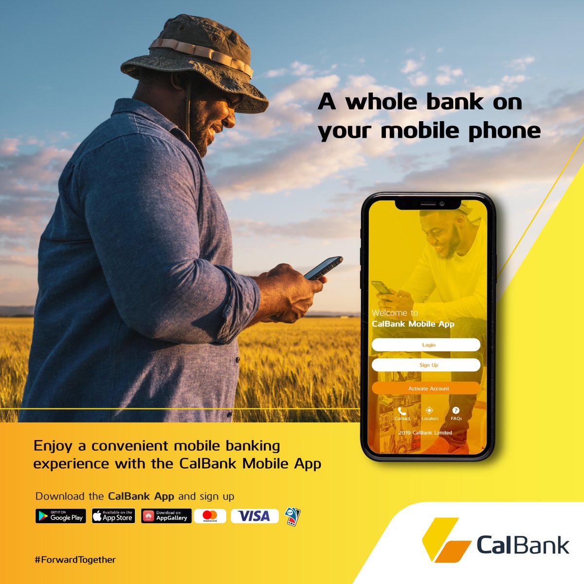 CalBankPLC's tweet photo. Definition of convenience: Carry your bank wherever you go.
In your own words, how will you define convenience? #convenience #CalBankApp #*771# #bankonthego #clicksnotbricks https://t.co/hwonhSuy8G