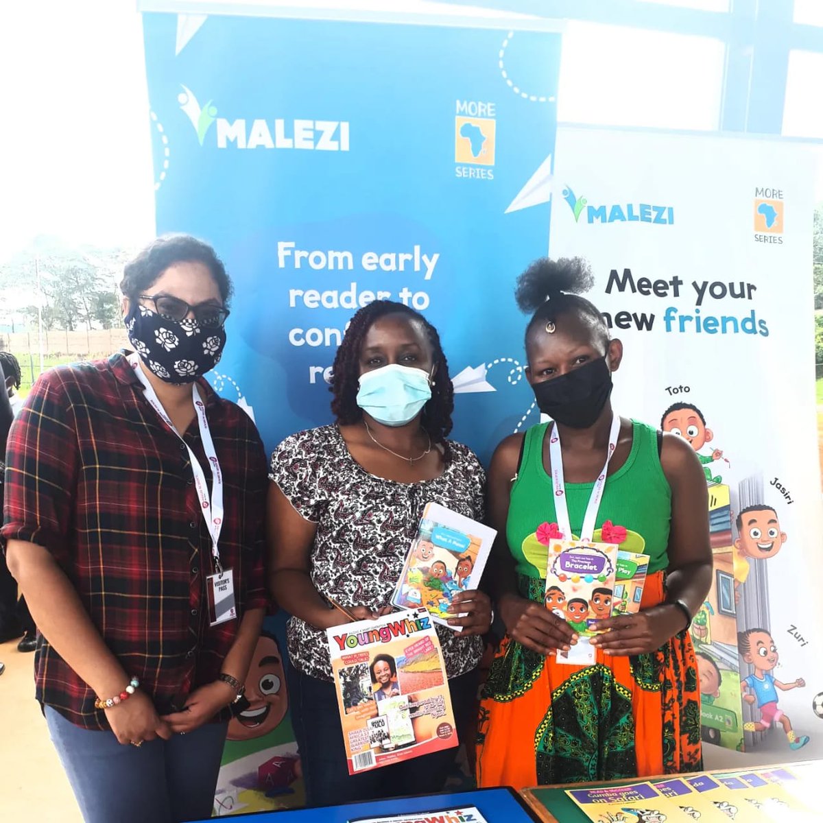 MOREAfrica_KE's tweet photo. We had our very first school interaction yesterday. Two of our authors, @faithrima and @Eewangari and our series editor @Vaish_RamMohan attended the Book Week at Regis School. We had a wonderful time interacting with the bright young students and sharing our stories with them! https://t.co/EEEu6vuWGo
