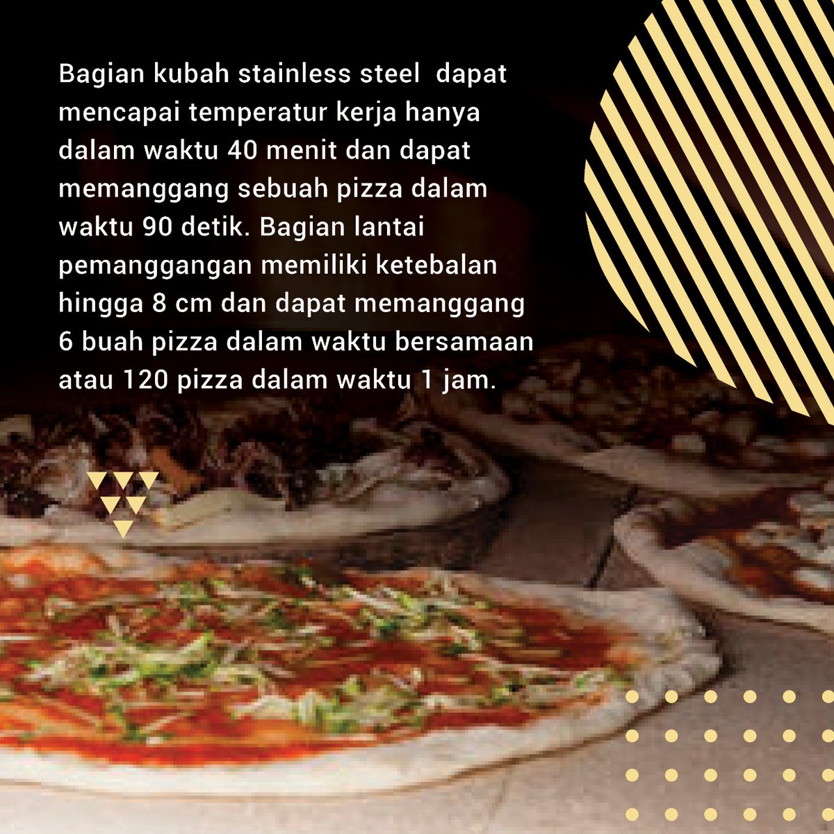 MFK_PT's tweet photo. Kali ini kami ingin memperkenalkan oven Pizza yang memiliki bentuk artistik dan unik. Yuk cek videonya!

Jika ada pertanyaan terkait produk dapat ditanya di kolom komentar!

#pizza #pizzaoven #madeinitaly #cookingequipments #foodserviceequipments #food #cooking #outdoorcooking https://t.co/SE0v2Udwfn