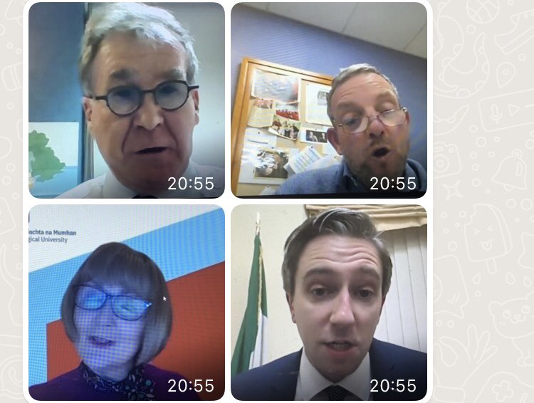 cosullivanlk's tweet photo. Excellent online public meeting last evening hosted by @ColmBurkeTD @jerrybuttimer with @SimonHarrisTD on Further &amp; Higher Education, CAO reform, cost of education, funding, the Leaving Cert, apprenticeships, literacy etc. 
Exciting times ahead! https://t.co/FZvfFnWkY2