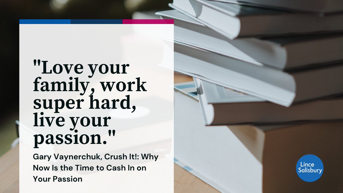 LinceSalisbury's tweet photo. Is it Book club day already? - If you want some inspiration to go for it, then @garyvee with "Crush It! Why NOW Is the Time to Cash In on Your Passion"
#CrushIt #GoGetIt #GrowYourFuture #LSBookClub https://t.co/IqSBB0ufrj