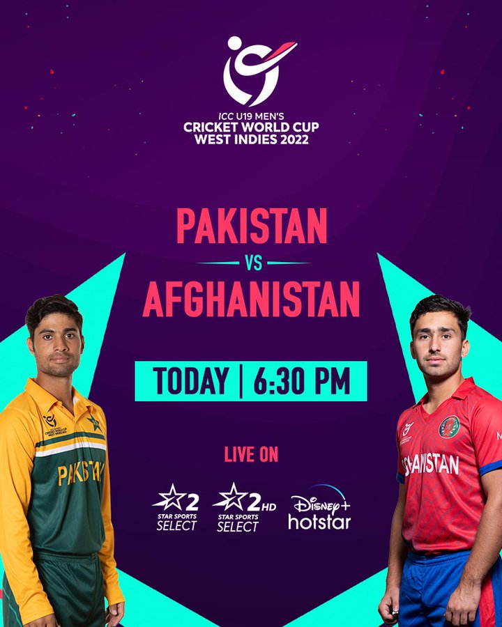 How To Watch Pakistan U19 Vs Afghanistan U19 Icc Under 19 Cricket World Cup 22 Match Live Streaming Online Get Free Live Telecast Of Pak Vs Afg Match Cricket Score Updates On
