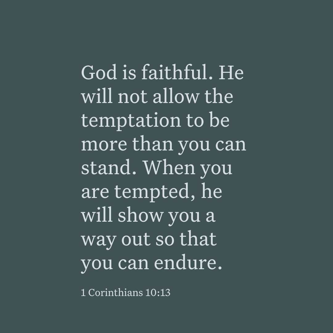 YouVersion's tweet photo. 1 Corinthians 10:13 https://t.co/WsY8889aoK