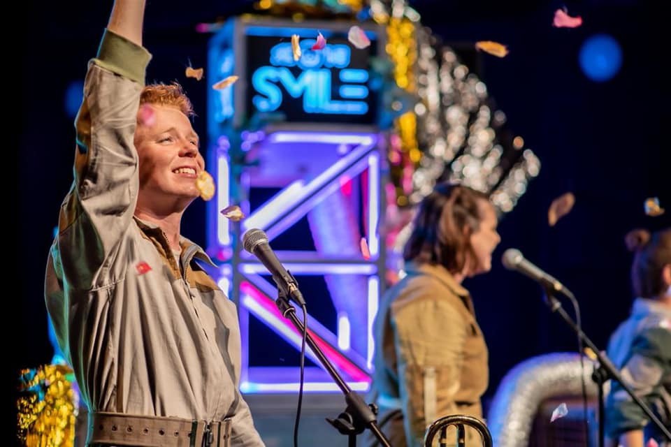 After a Christmas break (working on another job) MATT HESLOP is back on stage in Frozen Light's "2065" at The Lowry Manchester this week before continuing on tour throughout the UK.