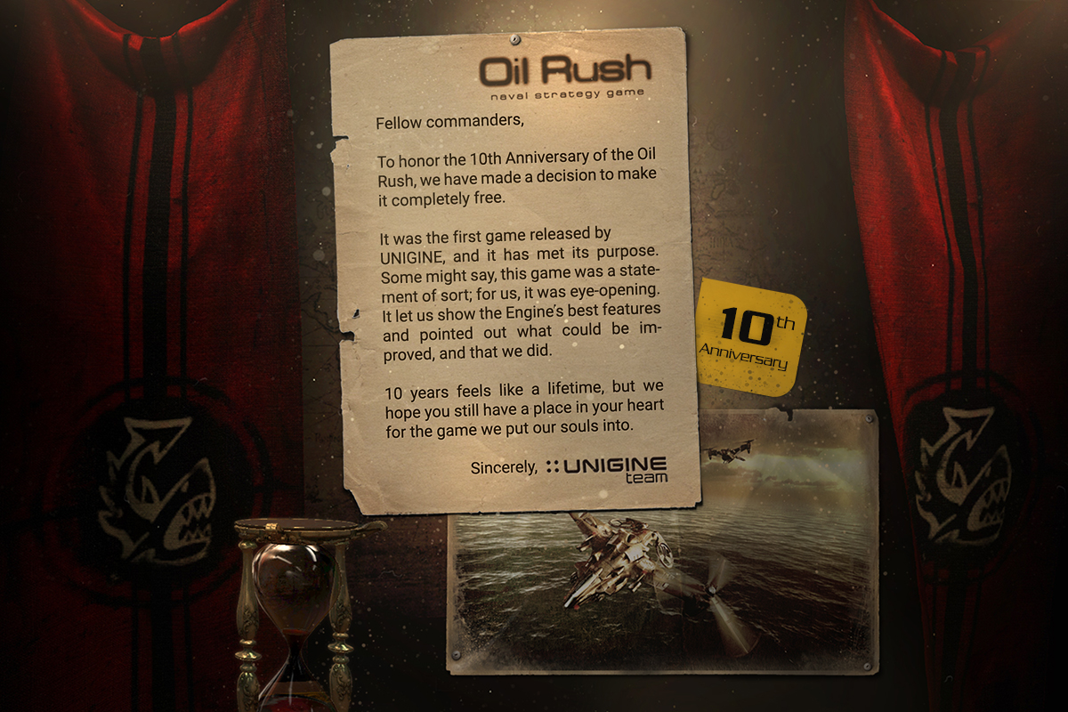 10 years feels like a lifetime, but we hope you still have a place in your heart for the game we put our souls into. 

#unigine #unigineengine #uniginegame #oilrush #oilrushgame #strategygame #gameanniversary