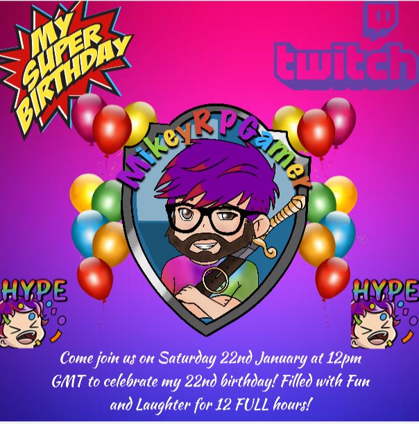 mikeyrpgamer's tweet photo. Saturday 12pm gmt for 12hours!!! // #EvoGaming // #W1s // #TheDoods https://t.co/9qvgk9305T