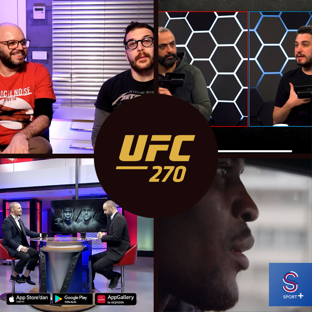 UFC 270'e son 3 gün! Bilmen gereken her şey ve daha fazlası S Sport Plus'ta! 🥊Son Raunt; Yücel Tuğan (@tuganyucel) ve Murat Kazgan (@KazganMMA) UFC 270'te karşı karşıya gelecek Francis Ngannou vs Ciryl Gane maçının teknik analizleri ve daha fazlası Son Raunt`ta!