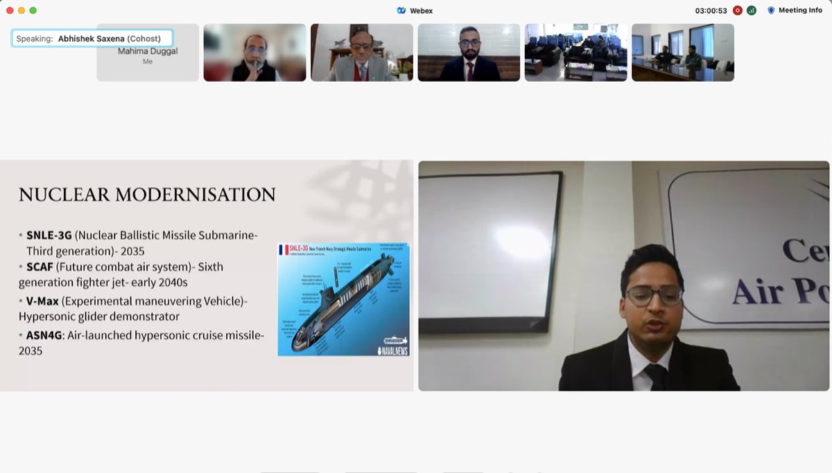 CAPS_INDIA's tweet photo. Mr. Abhishek Saxena (@Abhisaxena3690), Research Associate CAPS, presented the 'Scan of Global Nuclear Developments' in CAPS organized "National Webinar on Nuclear Security'.
#Nuclearmodernization #globalnuclear https://t.co/qmZVPrqrPT