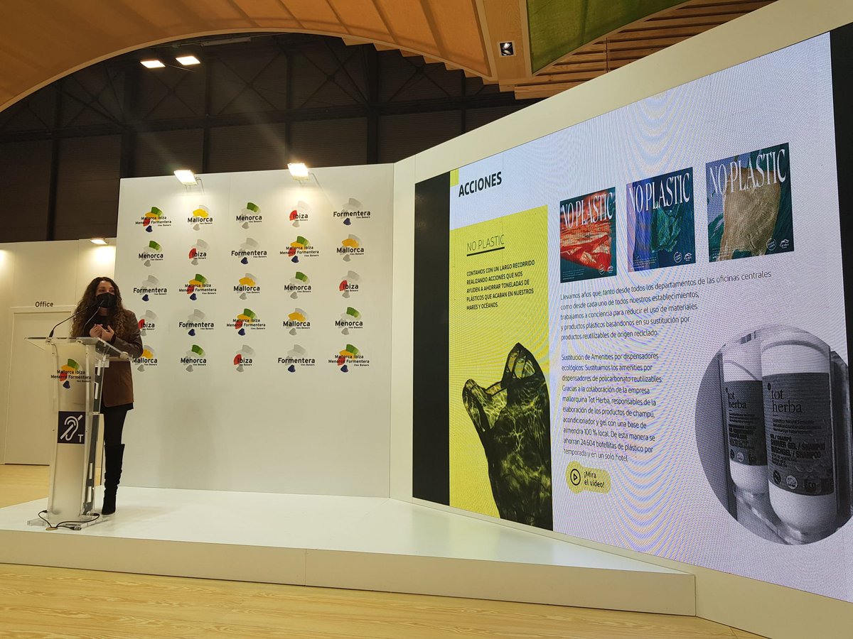 Petra Ferrer, directora comercial de 
<a href="/gardenhotels/">Garden Hotel Group</a>, presenta en el stand de las #IslasBaleares de #FITUR2022 ( pabellón 7, stand 7B08) la campaña #GardenNotCommon, la cual engloba nuestro proyecto de #EconomíaCircular.
📲bit.ly/3GPho3C

#economiacircular #aenor