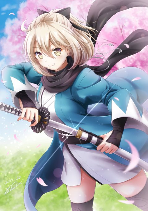 #繋がらなくていいから俺の和鯖をみてくれ

沖田さんと酒呑ちゃん描いてた!!⚔️🌸🍶 