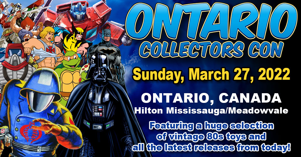 OntCollectorCon's tweet photo. Ontario Collectors Con 2022 has been rescheduled to Sunday, March 27 due to the state of the pandemic and Ontario restrictions on gatherings.

All exhibitor bookings and advance tickets have been transferred to this new date, no action is required. https://t.co/WGm57s7ck0