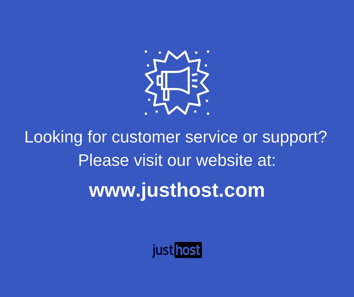 Justhost Support tweet media