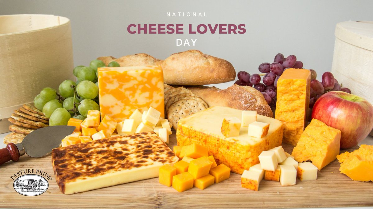 PasturePride's tweet photo. It's National Cheese Lover's Day. What's on your cheese plate? #cheese #nationalcheeseloversday https://t.co/lKL2HX8Ra6