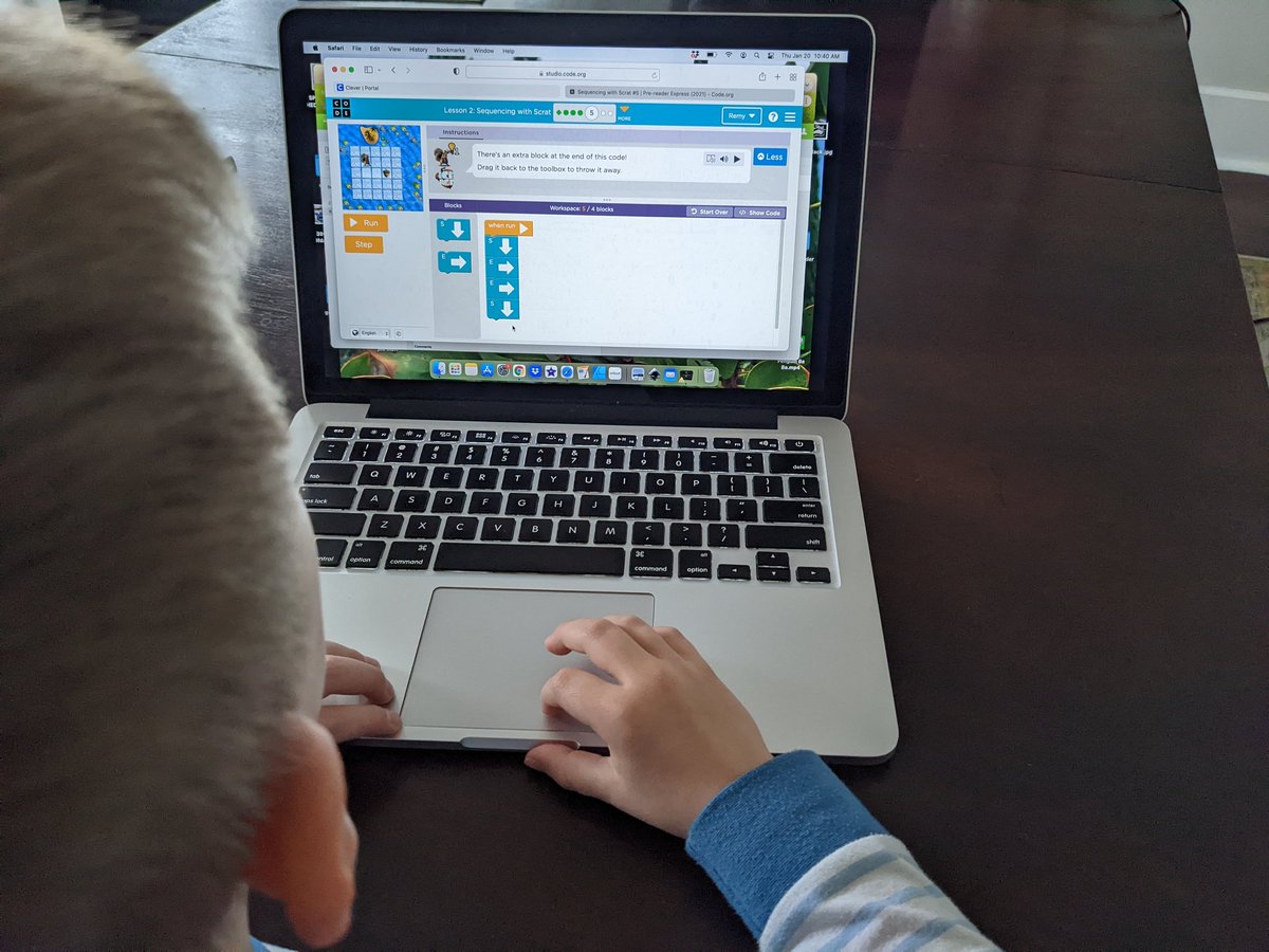 Happy snow day! Looking for something to keep the kids busy? Code.org and Scratch.mit.edu are big hits in our house this morning!